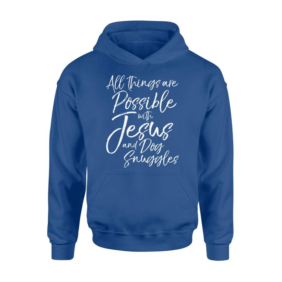 Cute Christian Dog Puppy Canine Love Faith Jesus Hoodie