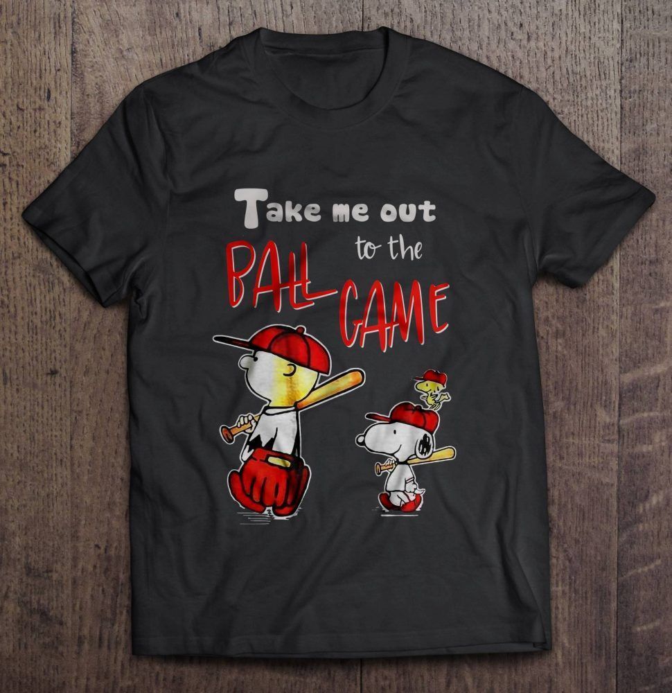 Take Me Out To The Ball Game The Peanuts Movie Version Gift Trending Design Shirt