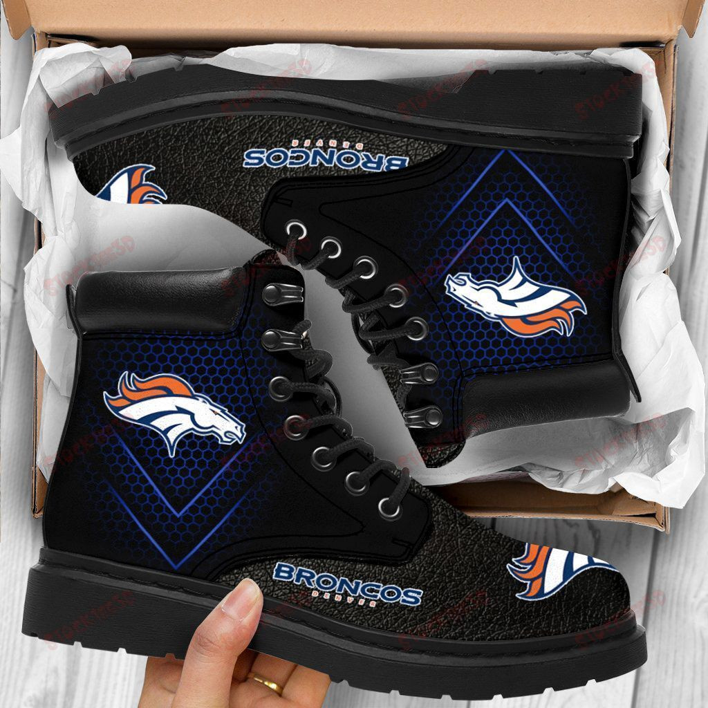 Denver Broncos Boots – Premium Shoes/ Premium Leather Boots – Gift For Sports Lovers 161