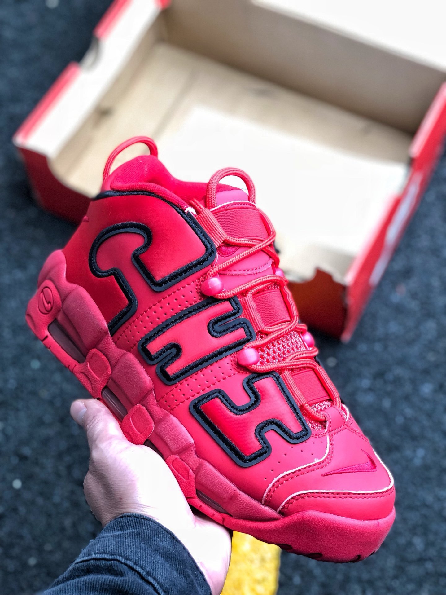 Nike Air More Uptempo Chicago University RedBlack 5338689