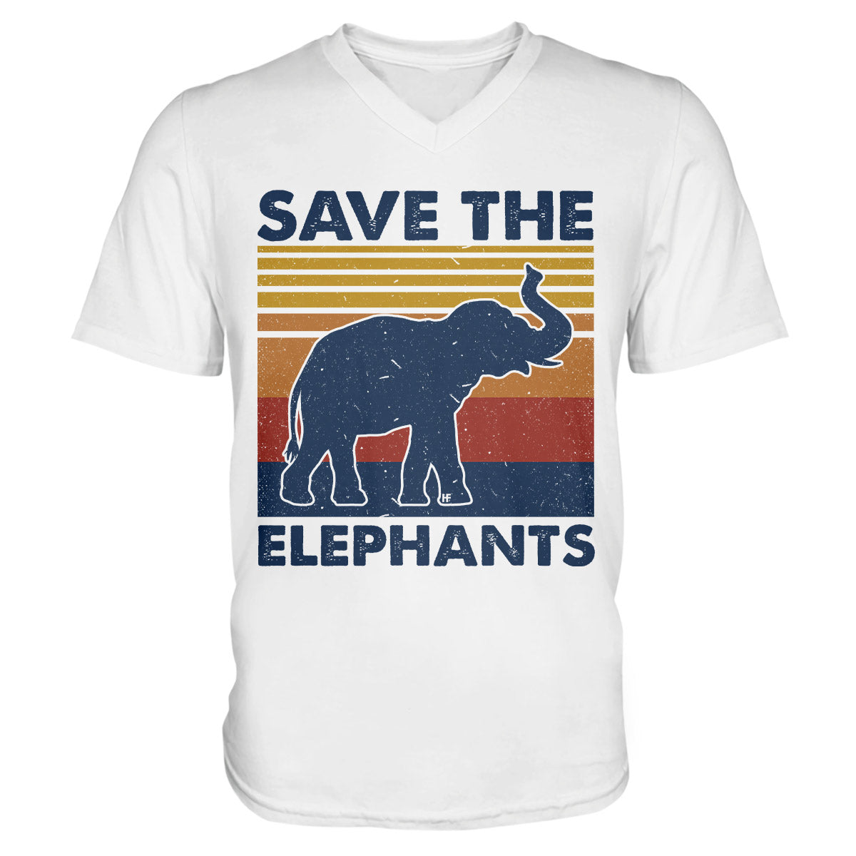 Elephant Lovers Shirt 14 Ez01 1009 Men V-Neck T-Shirt