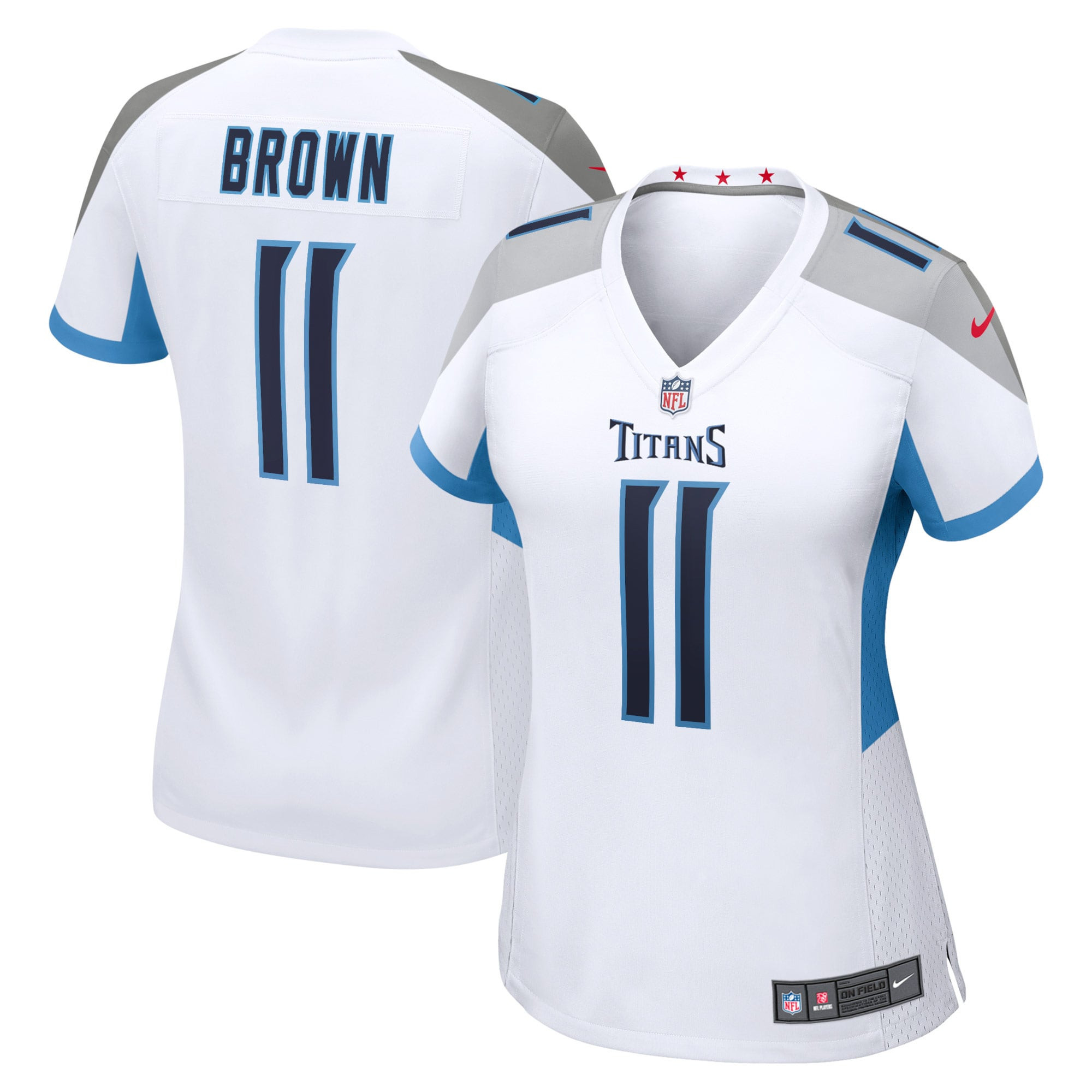 Aj Brown Tennessee Titans Womens Game Jersey – White NFL