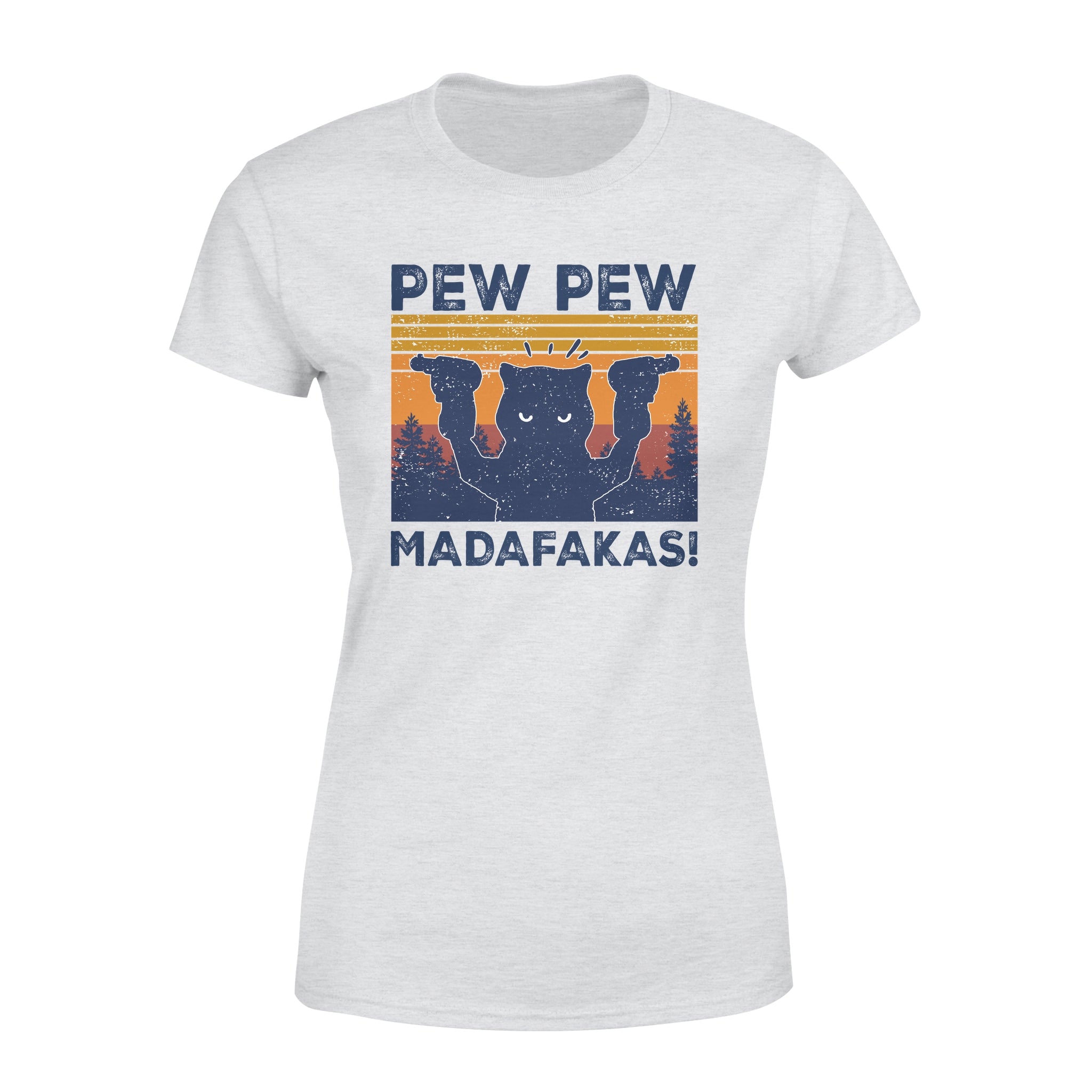 Cat Pew Pew Madafakas Funny – Premium Women’s T-shirt