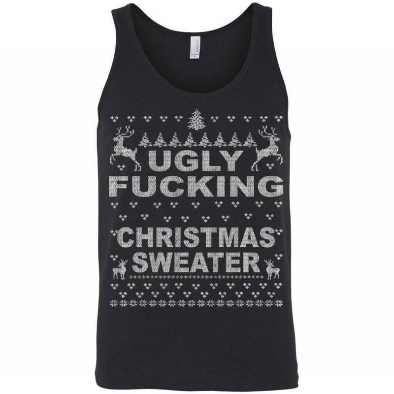 Ugly Christmas Sweater Funny Ugly Xmas Tank Top