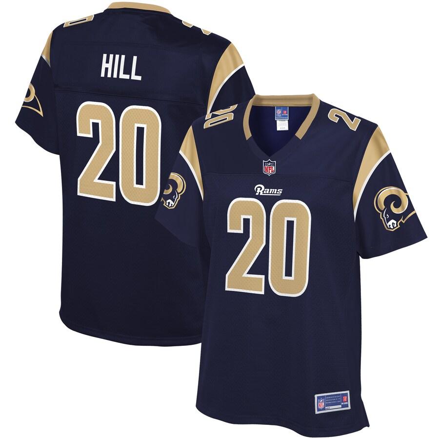 Troy Hill Los Angeles Rams NFL Pro Line Womens Team Player Jersey – Navy