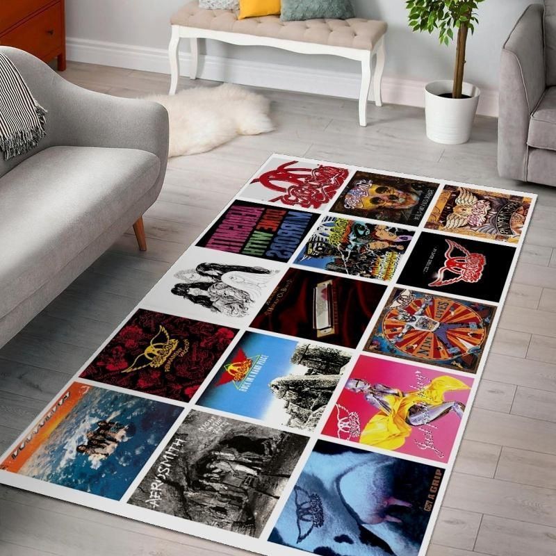 Aerosmith Ver 2 Area Rug Living Room Rug Home Decor Floor Decor N98