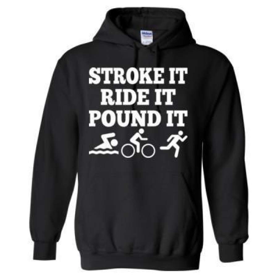 AGR Stroke It Ride It Pound It – Heavy Blend™ Hooded Sweatshirt