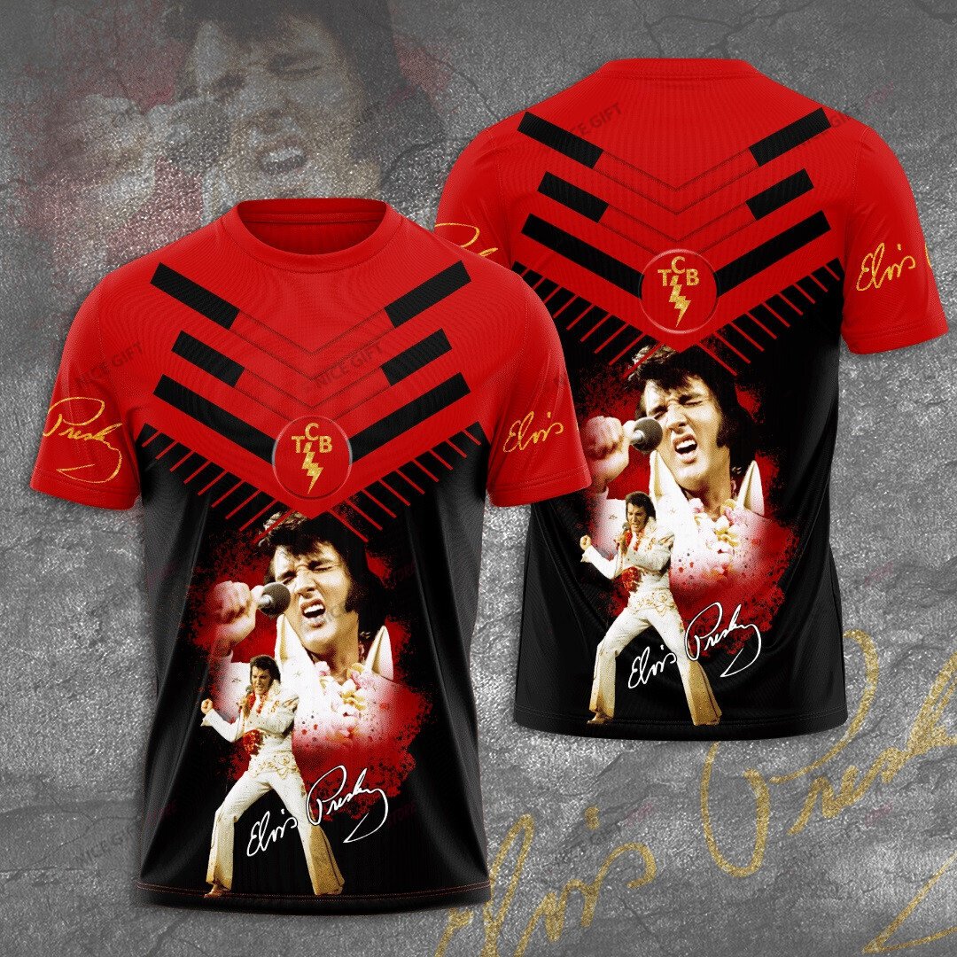 Elvis Presley 3D T-Shirt 3Ts-T6X3