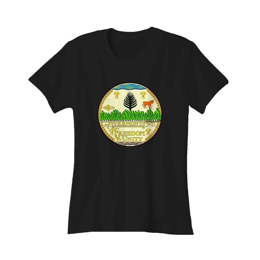 Vermont State Seal Vintage Style Soft Retro New England Women’s T-Shirt