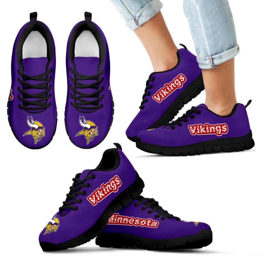 Magnificent Minnesota Vikings Amazing Logo Sneakers