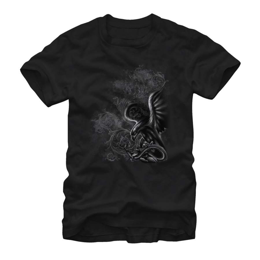 Aztlan Men’s Eagle and Snake  T Shirt Black S