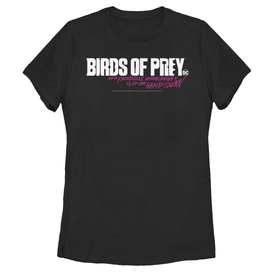 Birds of Prey Women’s Fantabulous Logo  T Shirt