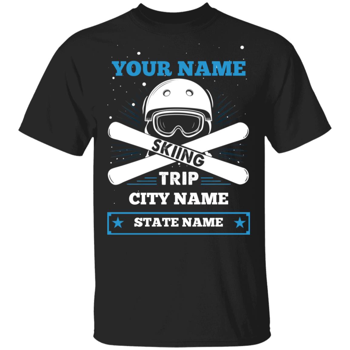 Personalized – Skiing Trip T-shirt
