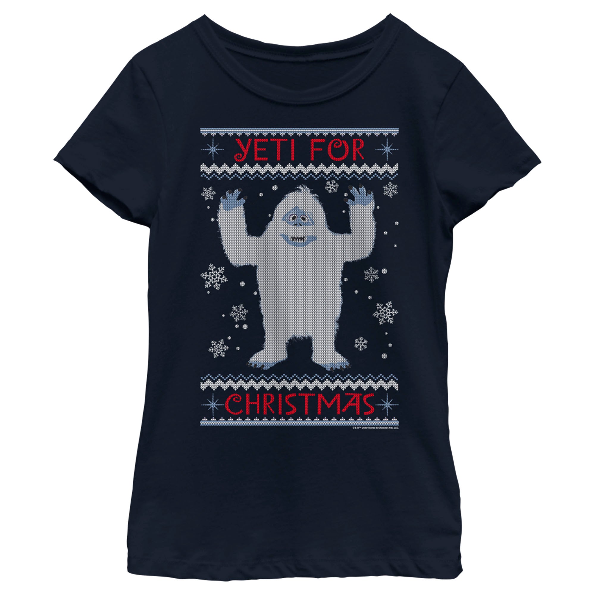 Rudolph The Red-Nosed Reindeer Girl’S The Bumble Yeti For Christmas  T-Shirt