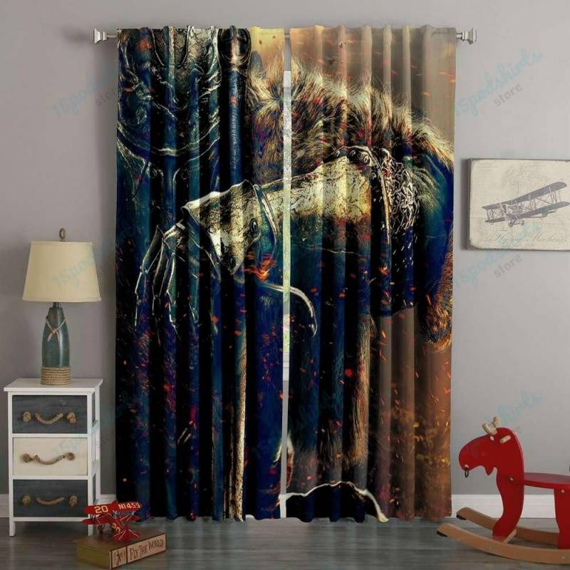 3D Printed Dark Souls Style Custom Living Room Curtains