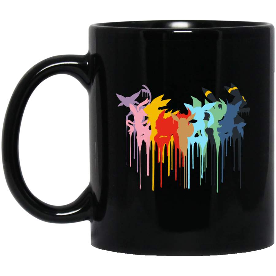 Pokemon Eeveelution Mug Black Mug