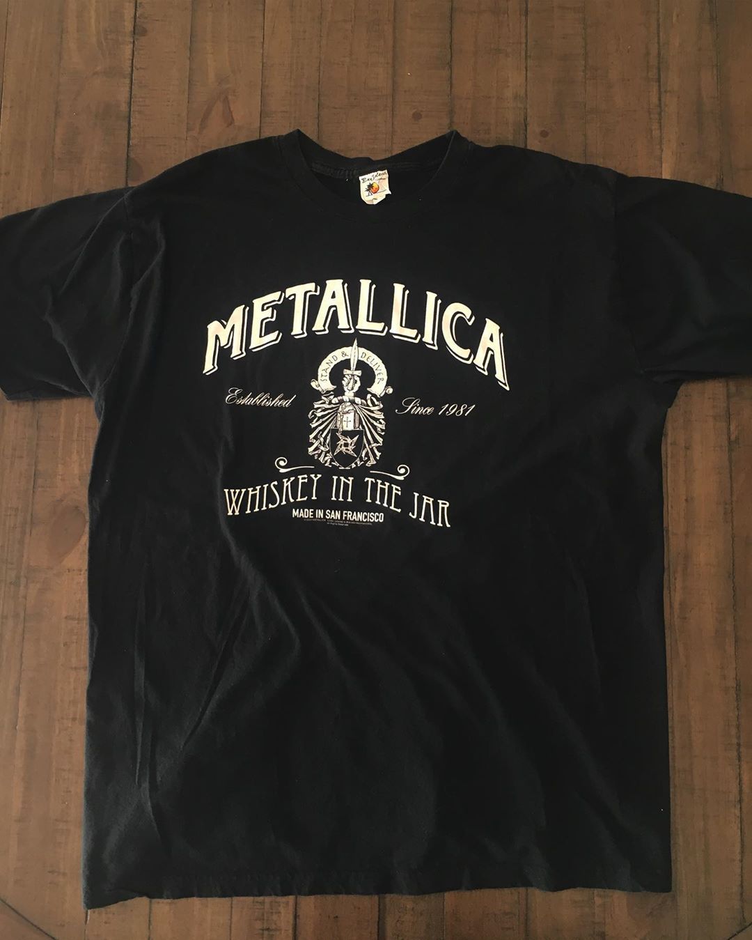 Vintage Metallica Whiskey In The Jar Black T S 2X S Like Pri Shirt