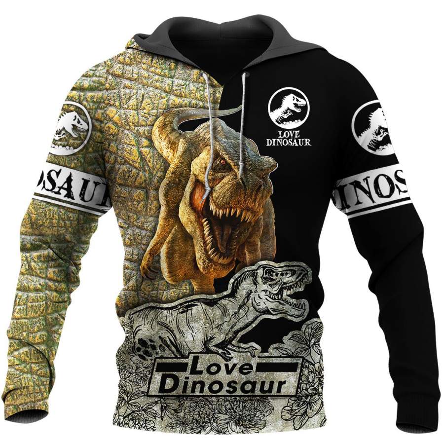 Beautiful Dinosaur 3D All Over Printed Shirts