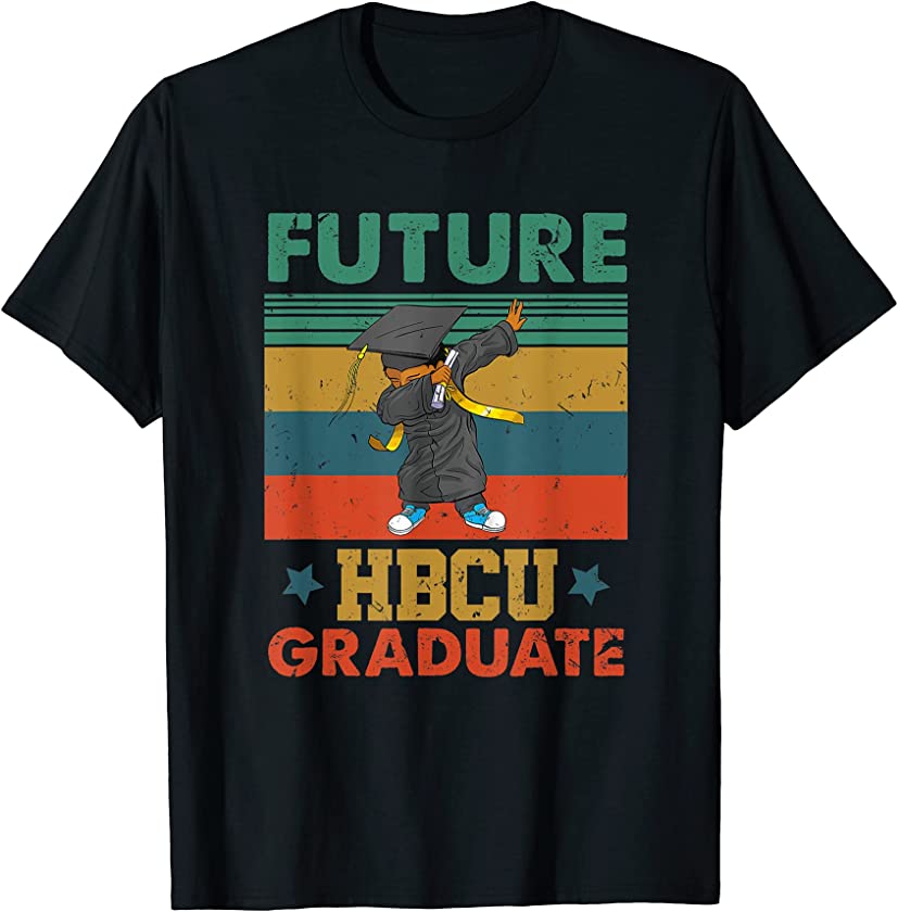 Vintage Future HBCU Graduate Costume College Boy T-Shirt