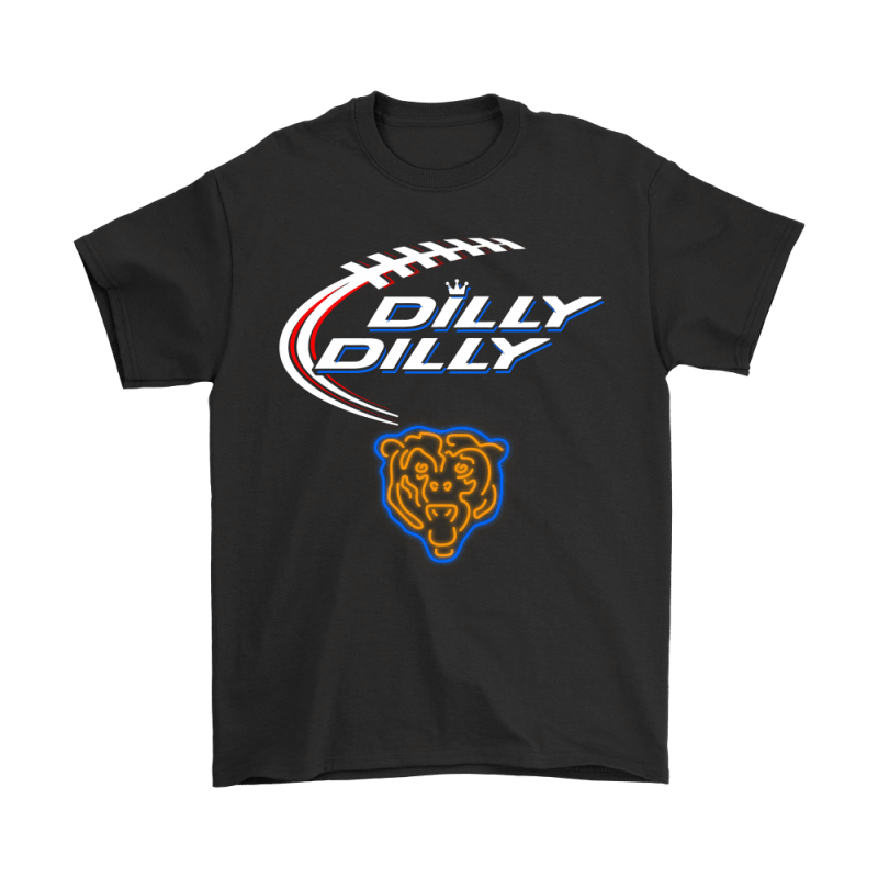 Bud Light Dilly Dilly Chicago Bears Neon Light Style Shirts Shirt