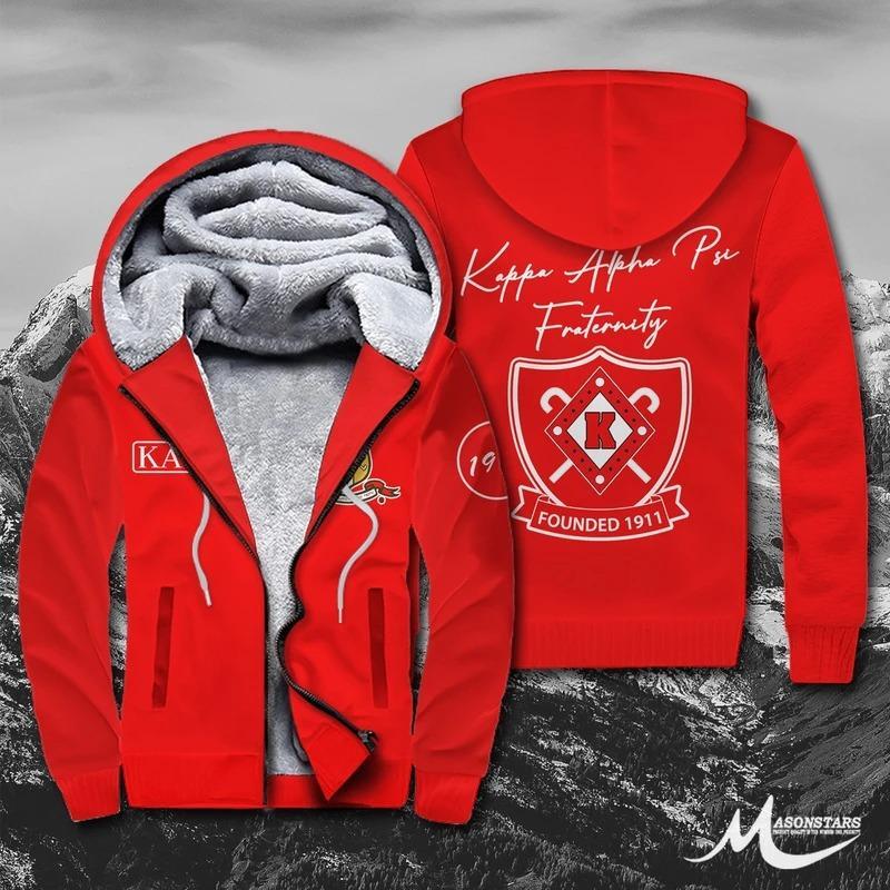 Greek Life Hoodie – Kappa Alpha Psi Sherpa Hoodie – Jay Style J5