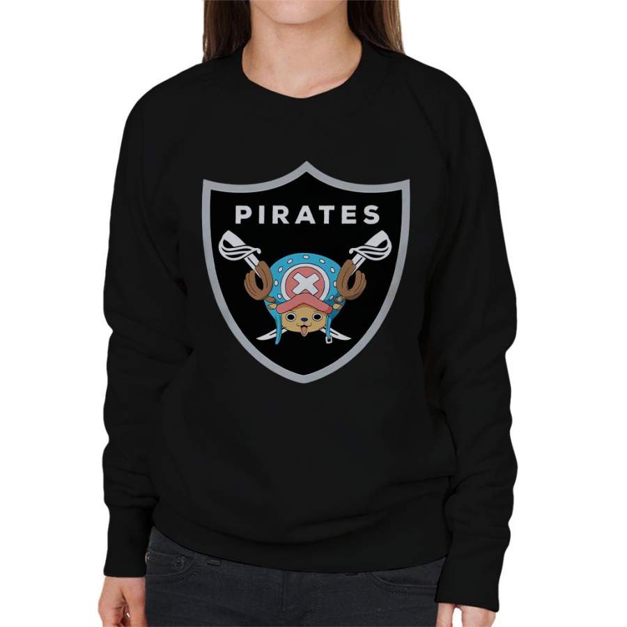 Tony Tony Chopper Pirates Raiders Logo One Piece Women’s Sweatshirt