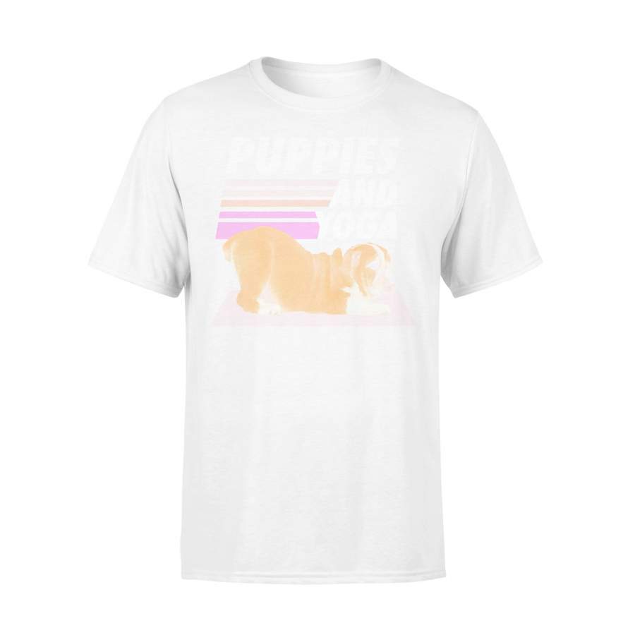 Puppies And Yoga T-shirt