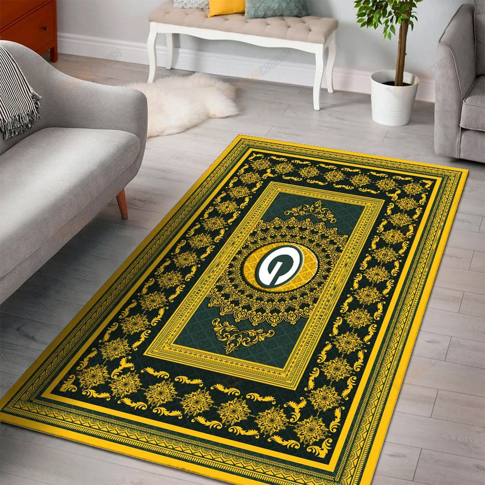 Green Bay Packers Rug Carpet For Football Fan TVLO0449