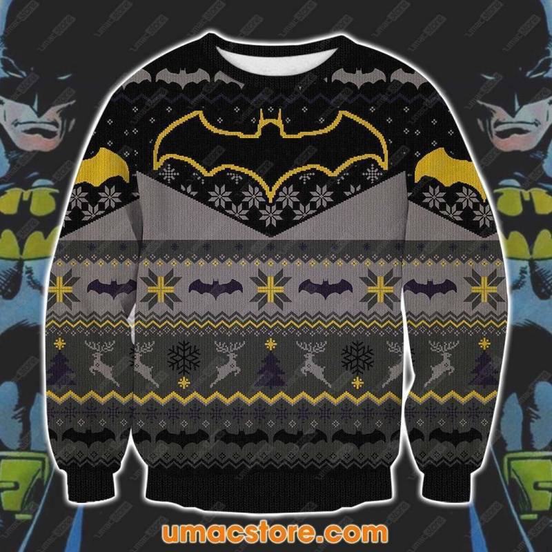 Batman 3D Print Ugly Christmas Sweatshirt