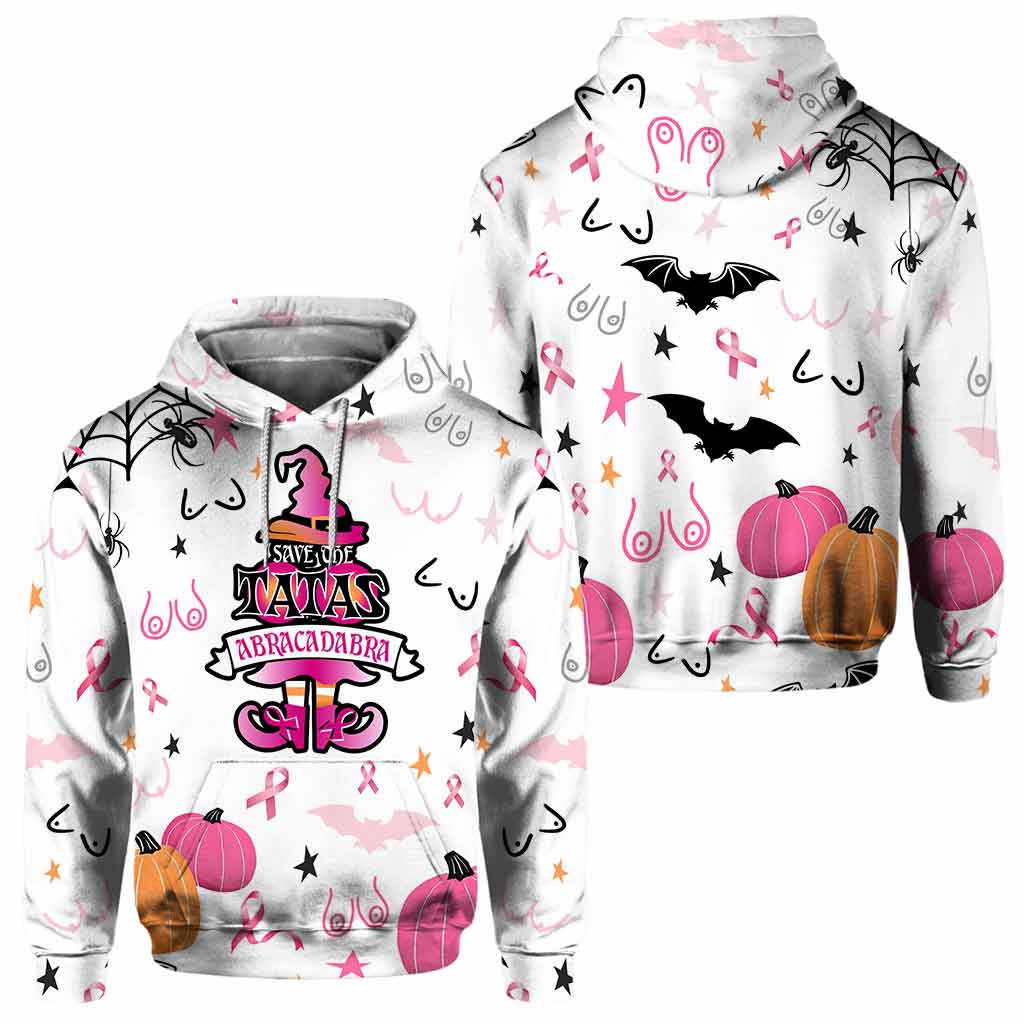 Abracadabra Save The Tatas – Halloween Breast Cancer Awareness All Over Print Shirts