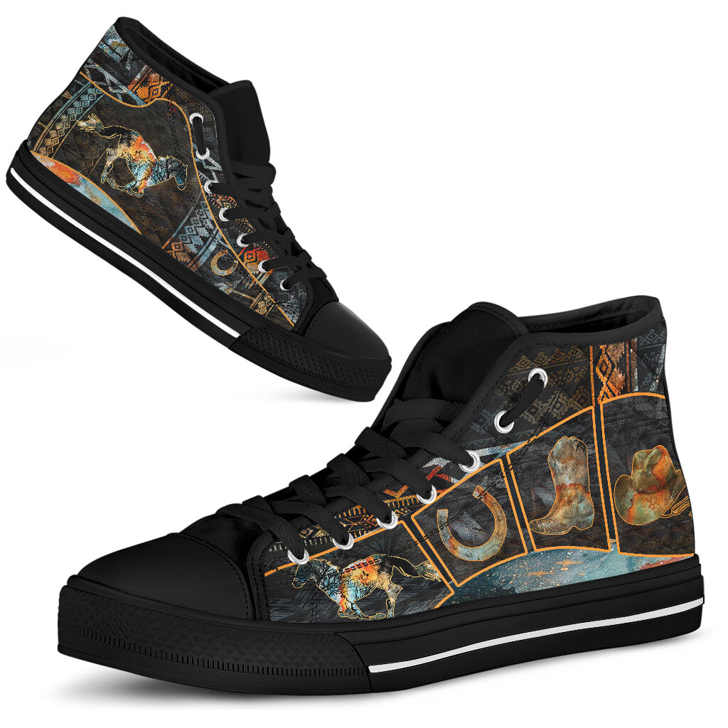 And Into The Forest I Go Horse High Top Shoes 0622