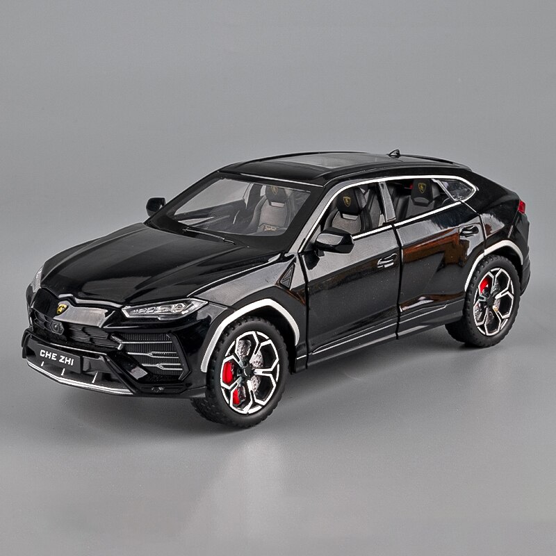 1:24 Lambos URUS Bison SUV Coupe Alloy Car Model Sound and Light Simulation Car Decoration Collection Child Toy Gift alx