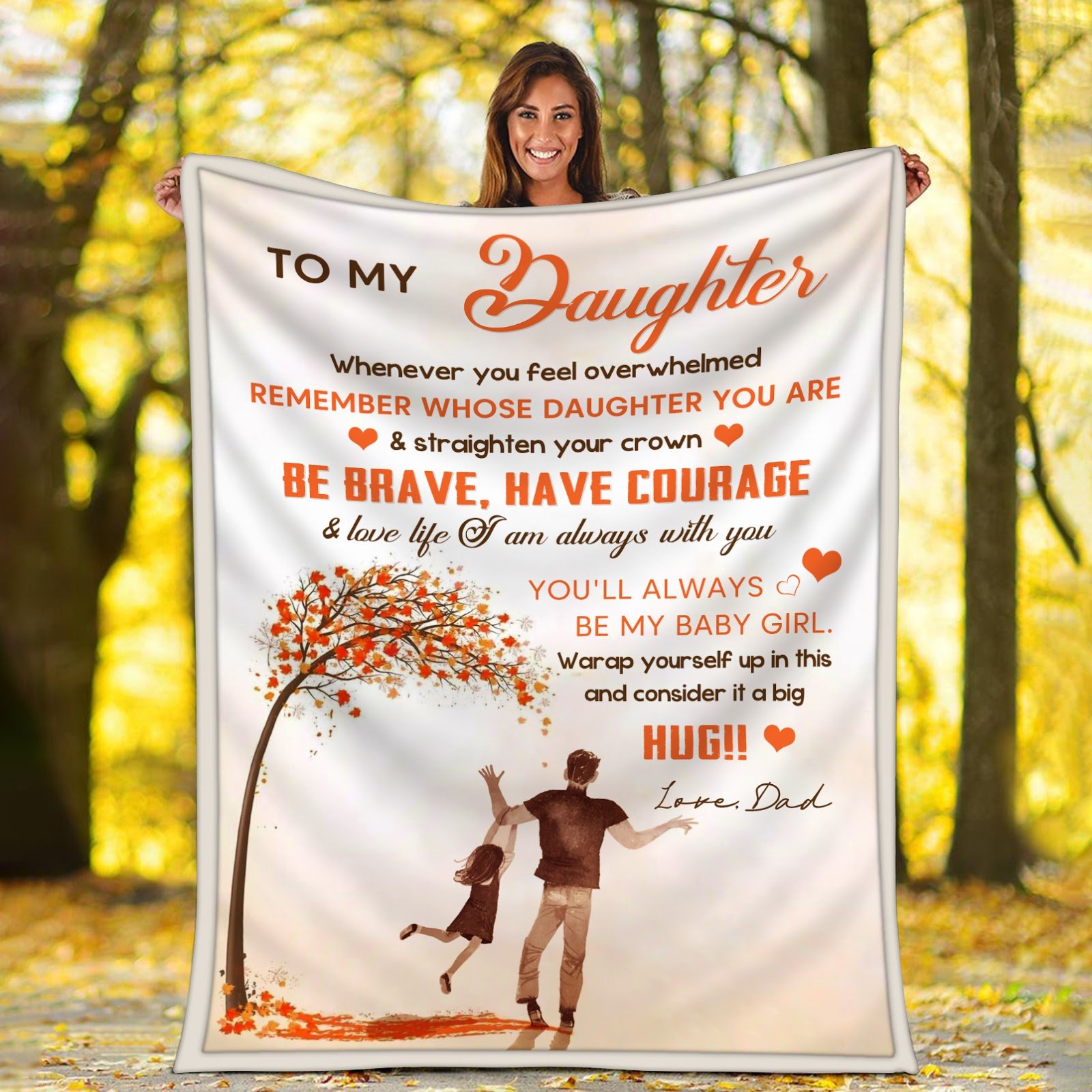 To my Daughter Blanket