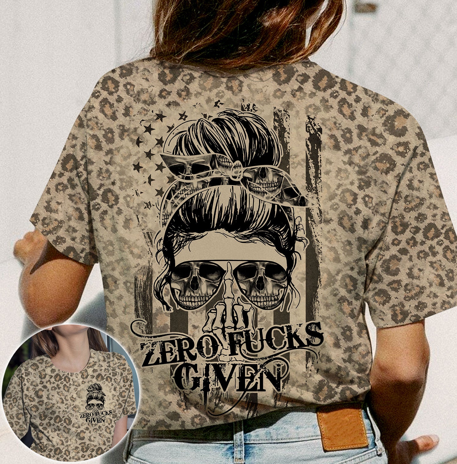 Zero F Given Leopard All Over Print – Ty1009213