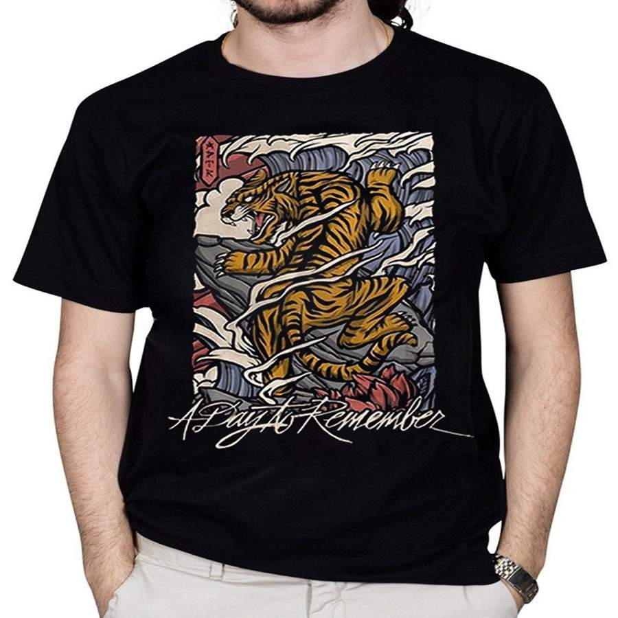 A Day To Remember Tiger Men’S Fashion T-Shirt