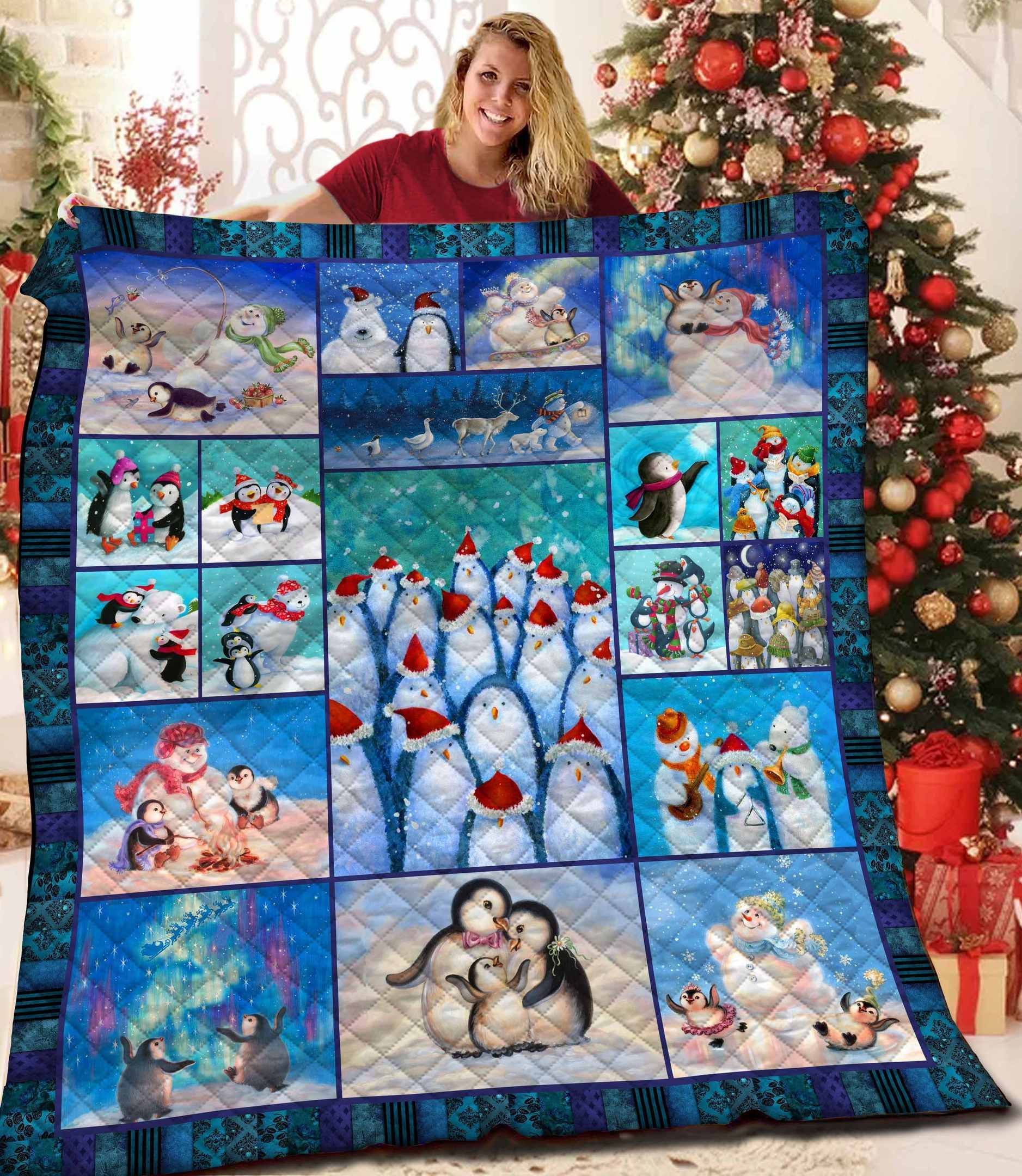 Penguin Jfj11220 3D Customized Quilt Camli2707