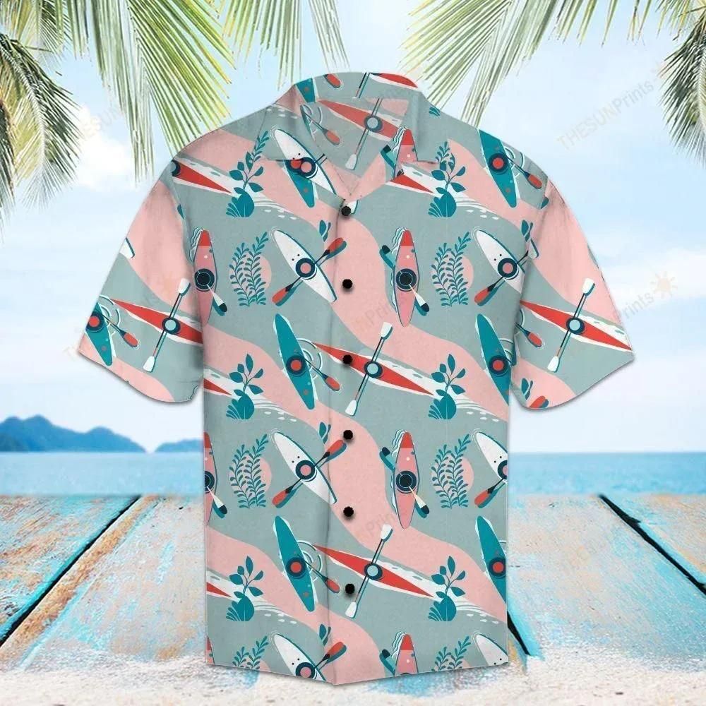 Kayak Aloha Hawaii Shirt Colorful Short Sleeve Summer Beach Casual For Men And Women Ha82649