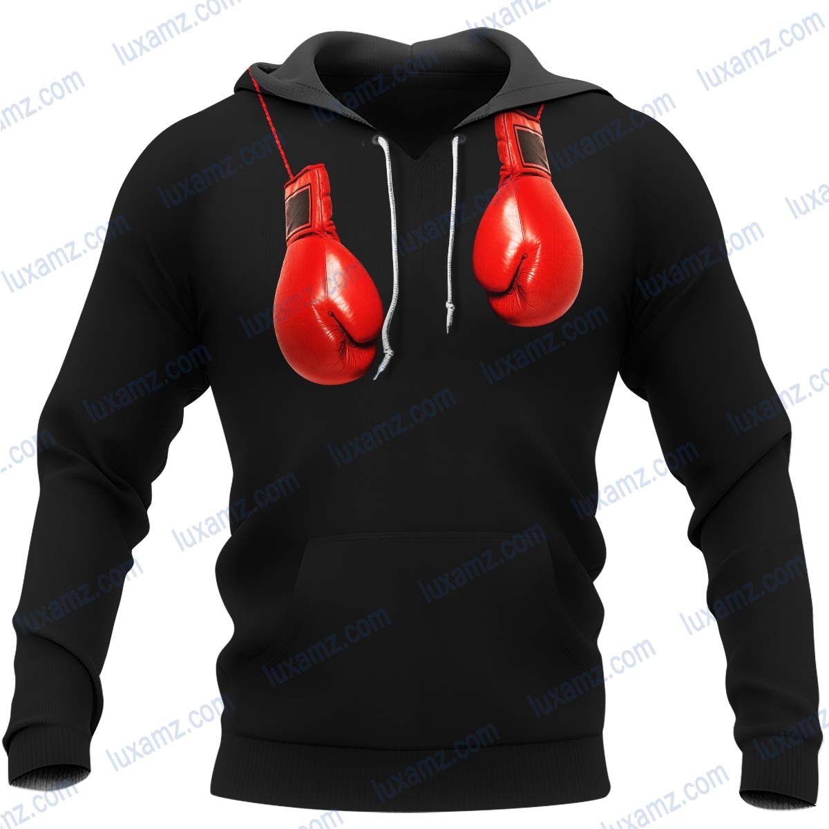 Boxing 3D Black Color All Over Print