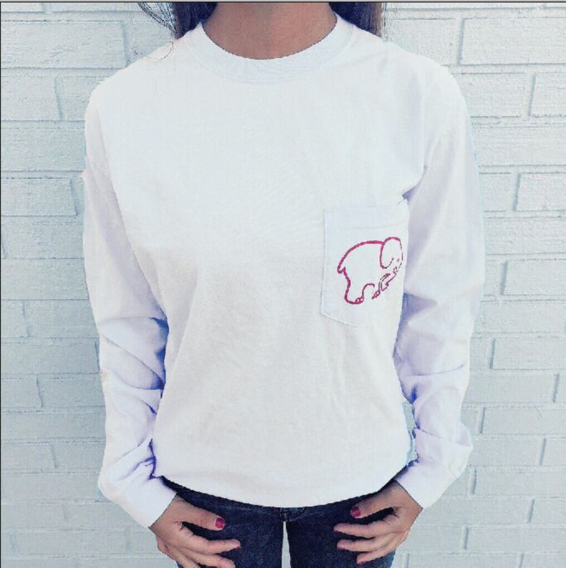 Spring Autumn Woman Sweatshirts Fashion Elephant Hoodies Woman Long Sleeve Female Pullover alx