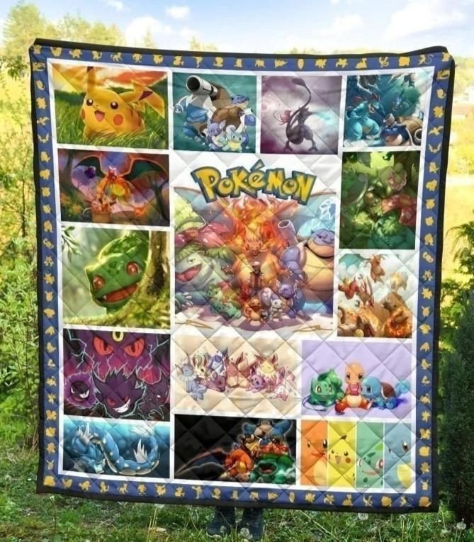 Pokemon Quilt Blanket Gift For Fan – Corethermax