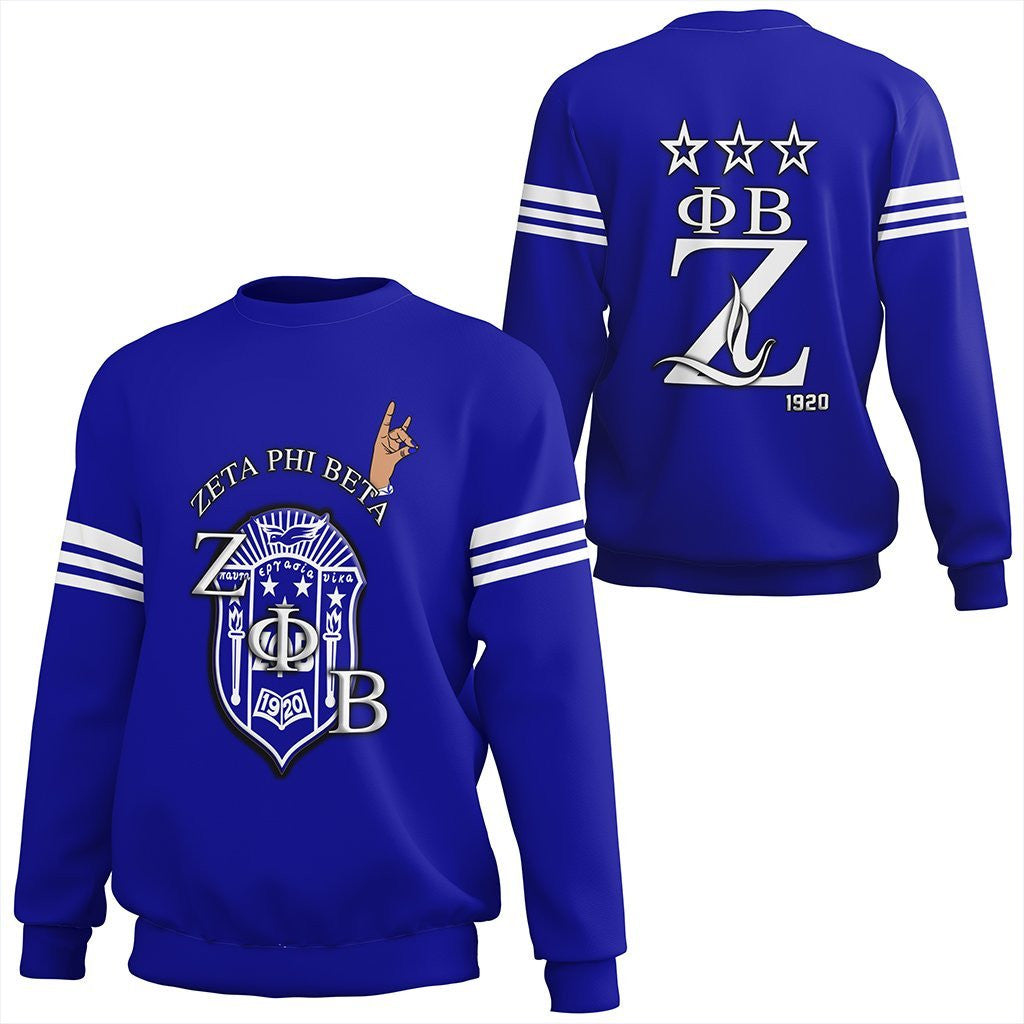 Sorority Sweatshirt – Zeta Phi Beta Zpb Style Sweatshirt