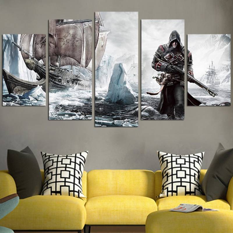 Assassin’s Creed Rogue Magazine Keyart Wall Art Canvas