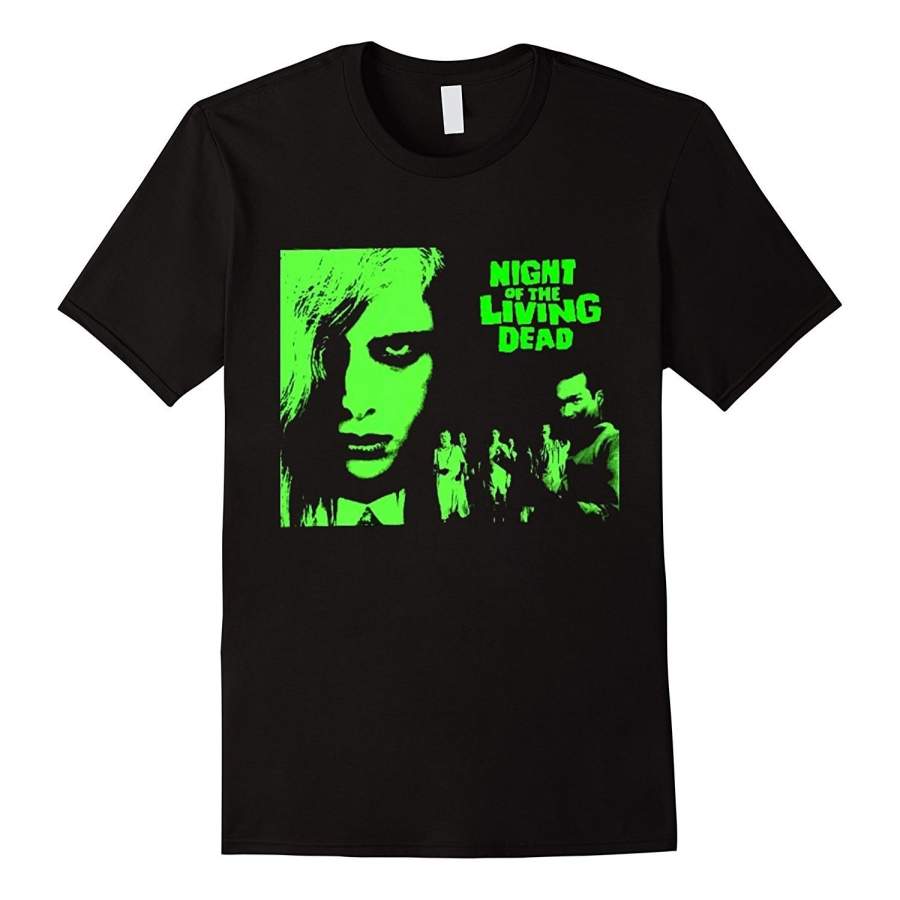 Fashion Personality Pattern Cotton Men’S T-Shirt Night Of Living Dead Vintage Classic Zombie Movie Shirt