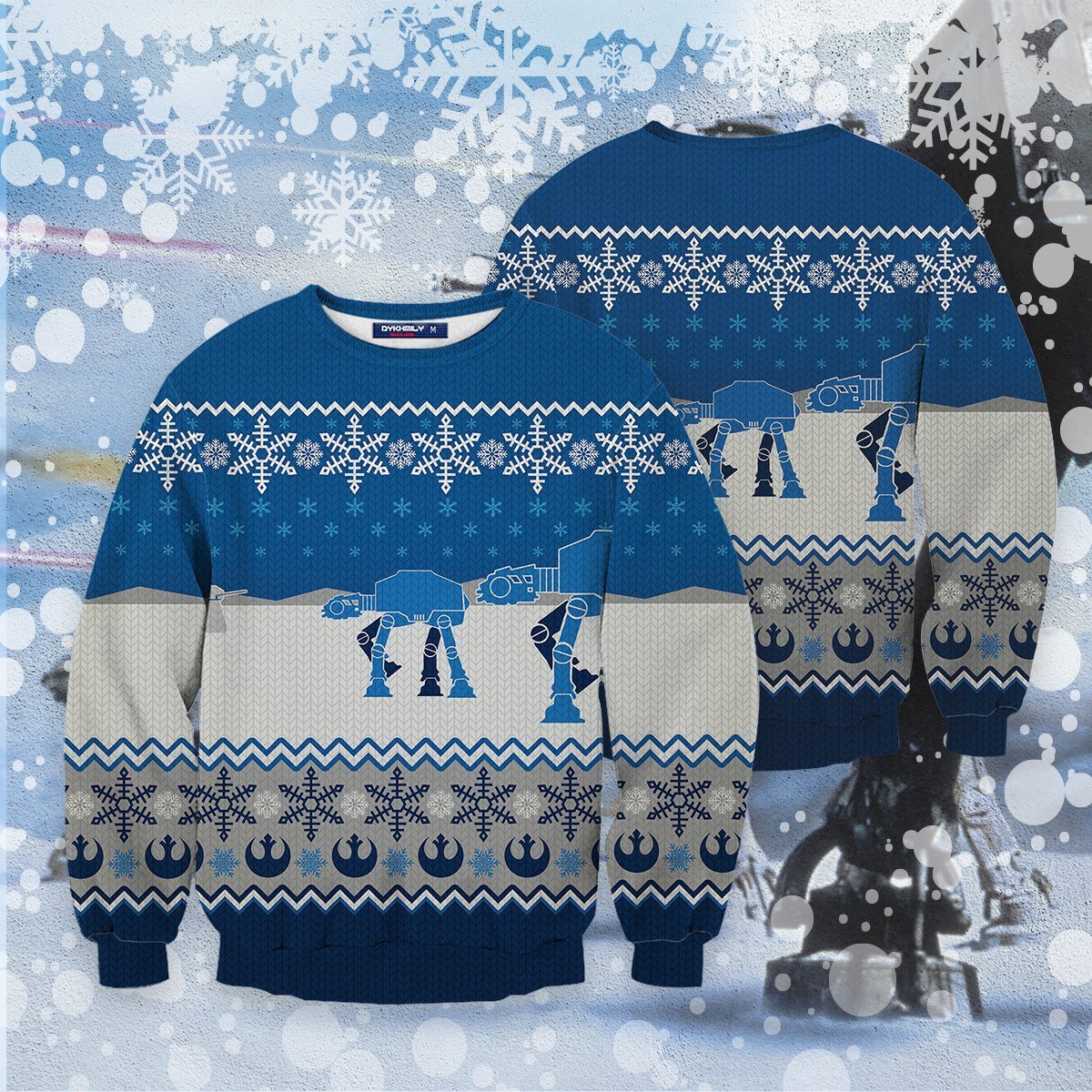 Unifinz Sw Sweater Sw Walkers Christmas Pattern Ugly Sweater 2022