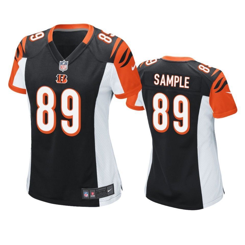 Cincinnati Bengals Drew Sample 2019 NFL Draft Black Game Womens Jersey