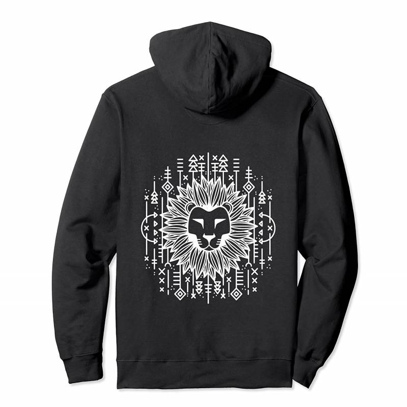 Tribal Lion Pullover Hoodie, T Shirt, Sweatshirt