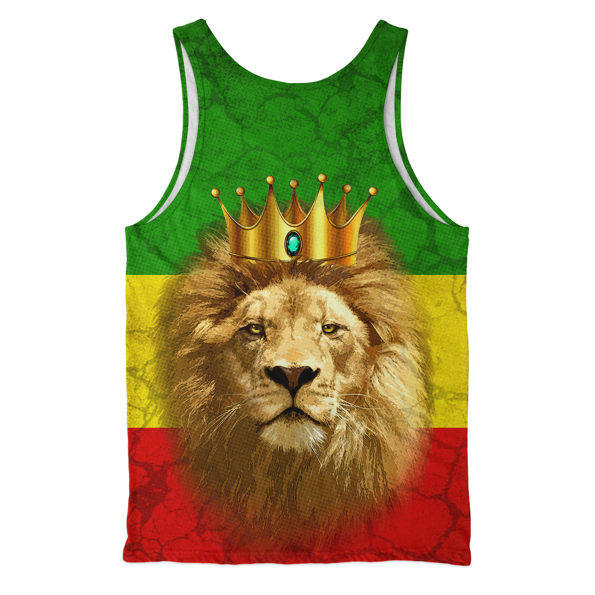 African Tank Top – Rasta Lion