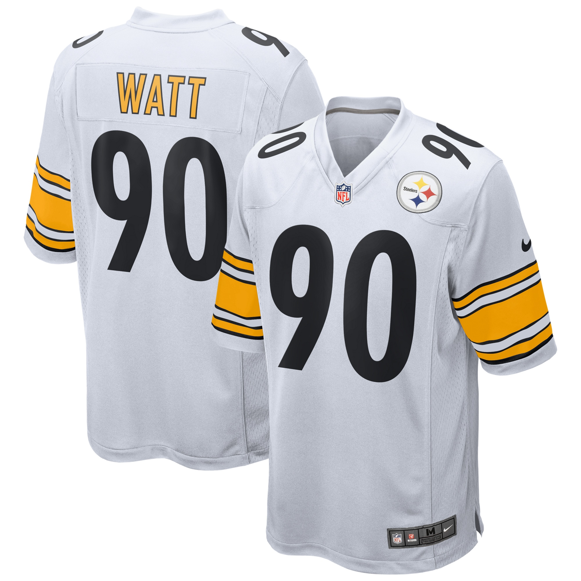 T.J. Watt Pittsburgh Steelers Youth Game Jersey – White