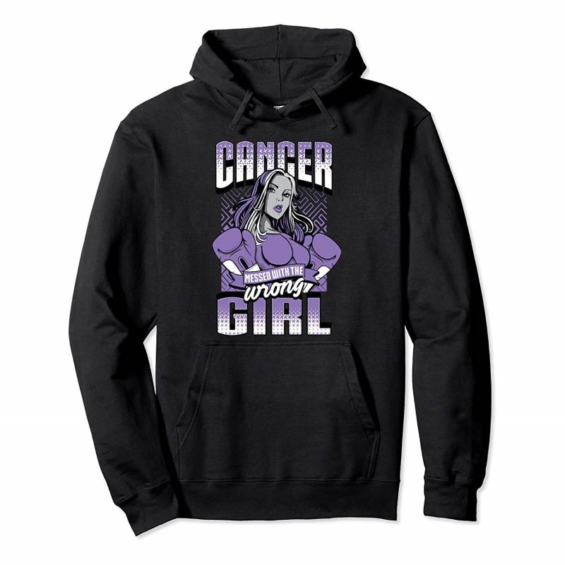 Wrong Girl Stomach Cancer Awareness Ribbon Gifts Pullover Hoodie