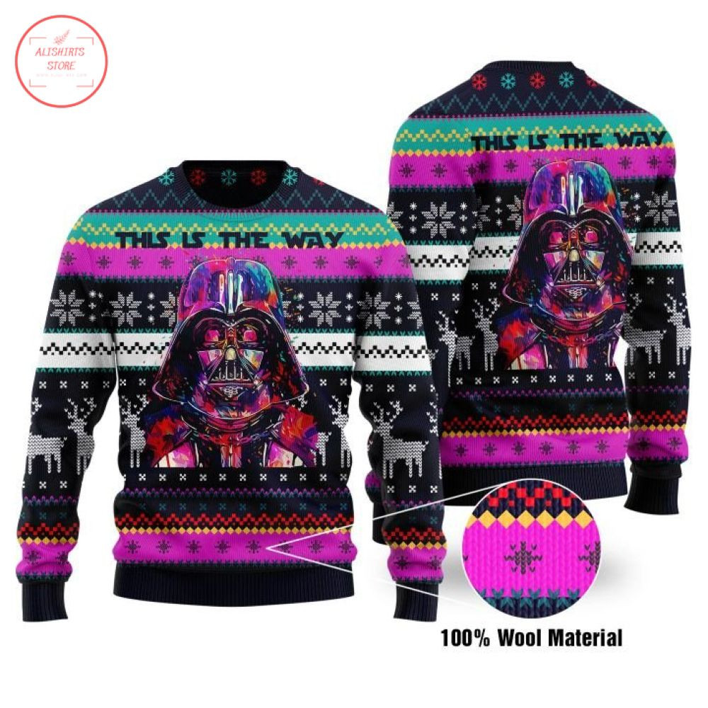 This Is The Way Of Darth Vader Ugly Sweater